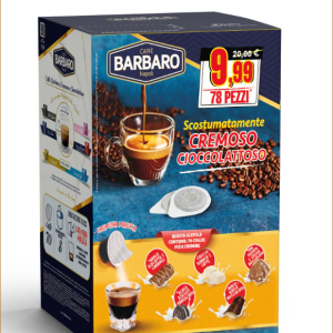Caffè Barbaro 70 cialde + 8 cremine